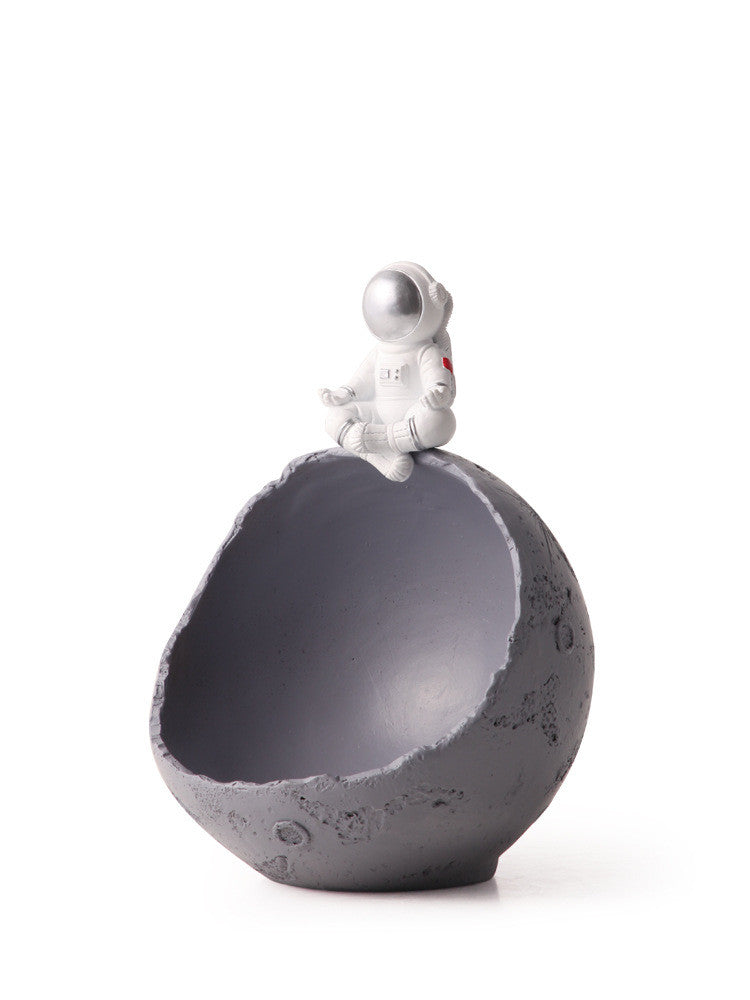 Astronaut resin box detail view - premium craftsmanship