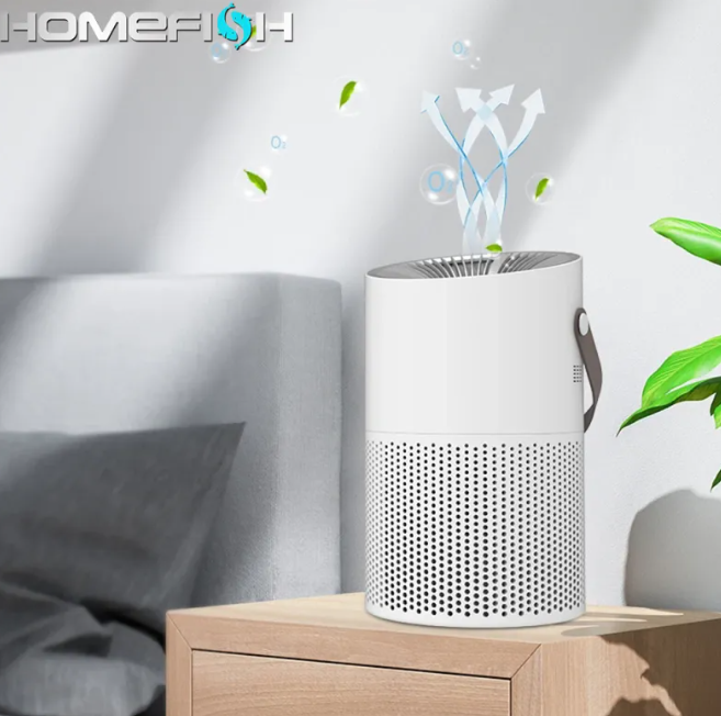 Air purifier HEPA filter and carbon filtration system