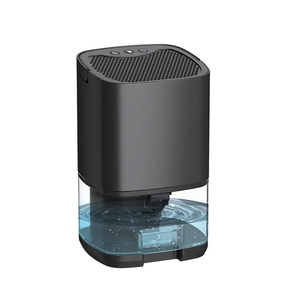 Home dehumidifier compact white design front view