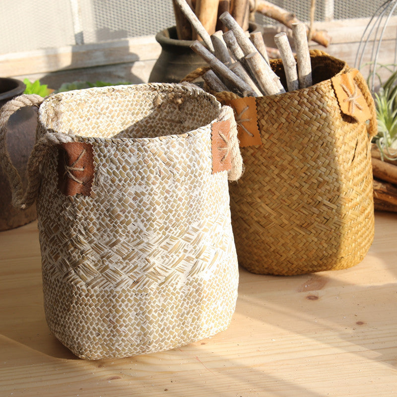 Storage basket size comparison small and large