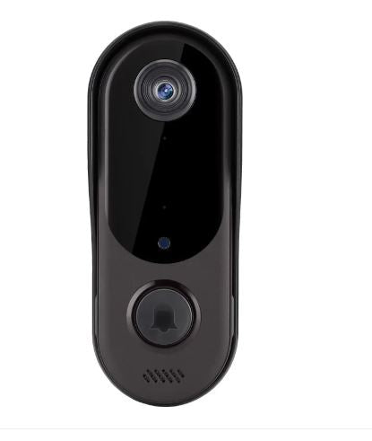 WiFi doorbell app on smartphone showing live camera feed